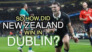 So how did the All Blacks triumph in Dublin?