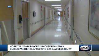 Hospital staffing crisis worse than during pandemic, officials say
