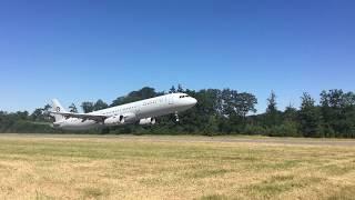 Belgian Air Force Airbus A321 departure at Ursel (EBUL) - Ursel Avia 2018