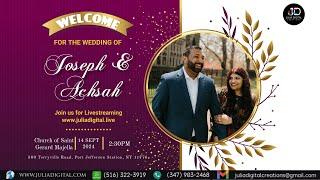 Joseph & Achsah Wedding Ceremony Livestream