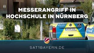 Messerangriff in Nürnberger Hochschule: Mitarbeiter verletzt