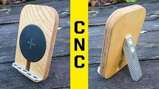 CNC Router Project: DIY Wireless Charging Stand