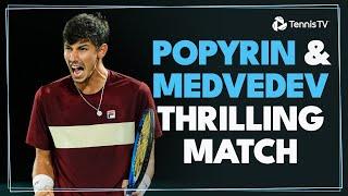 Thrilling Daniil Medvedev & Alexei Popyrin Encounter  | Paris 2024 Highlights