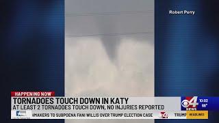 Tornadoes touch down in Katy, Tx