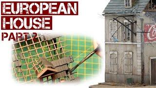 European House model kit - construction and painting (1:35 scale model kit)