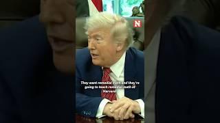 Trump Mocks Harvard: 'Going to Teach Remedial Math’