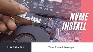 How to install an NVME SSD on HP Envy X360 m6 Convertible