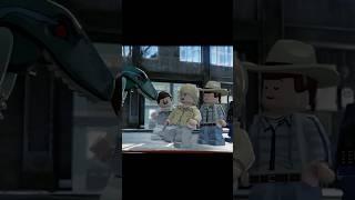 RAPTORS ARE HUNTING THE TEAM! LAB CHAOS! | Lego Jurassic world Gameplay #legojurassicworld #edit