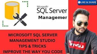 Microsoft SQL Server Management Studio || Tips & Tricks to improve #sql #coding Code Like a Pro