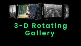 3-D Rotating Gallery | Responsive | ONLY CSS