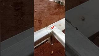 smart idea to cover the hole in the pipe. #welder #welding #metalworking #fabrication