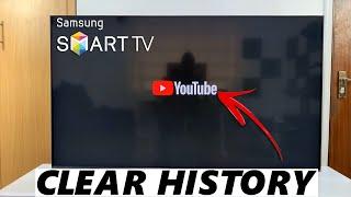 How To Clear YouTube History On Samsung Smart TV - Delete YouTube History