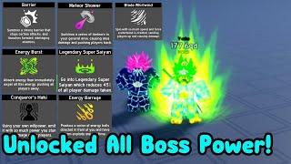 Unlocked All Boss Power From Broly & Beast King Boss! - Anime Fighting Simulator