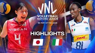 Japan  vs. Italy  - Highlights | Week 2 | Women's VNL 2025