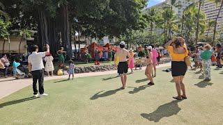 [4K] Waikiki Beach Walk on 10/14/24 in Honolulu, Oahu, Hawaii