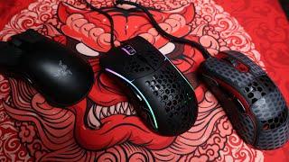 Glorious Model D- Unboxing: Skoll Mini & Deathadder V2 Mini comparison! *scuffed audio