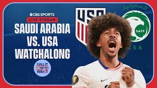 USMNT vs. Saudi Arabia | 2025 Concacaf Gold Cup Watchalong | CIWYW