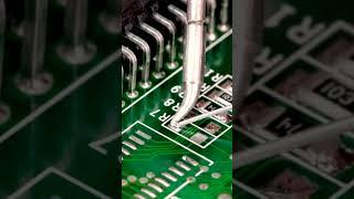 installation soldering of SMD components