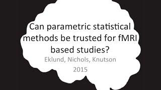 Paper overview: Can parametric statistical methods be trusted?