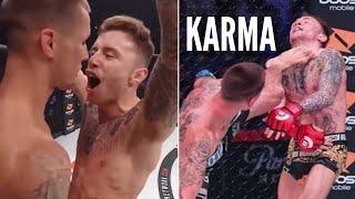 TOP 5 INSTANT KARMA IN MMA EVER - THEY GOT A PUNISHMENT [HD] 2022