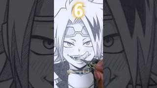 Which one is correct for Kaminari Denki  #shorts #drawing #myheroacademia