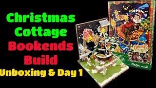 CuteBee Christmas Cottage Bookends Build-Unboxing & Day 1