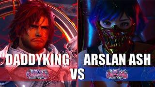 T8  Daddyking (Clive) vs Arslan Ash (Reina)  Tekken 8 High Level Matches