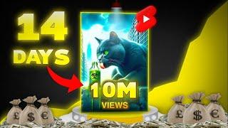 10M Views in 14 Days! Youtube Shorts Monetization Strategy using PIKA