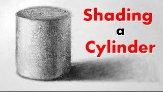 How to Draw and Shade a Cylinder