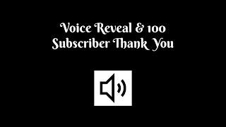 Wynncraftian Voice Reveal & 100 Subscriber Thank You