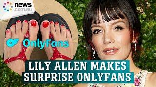 Lily Allen unveils special Onlyfans devoted to her feet