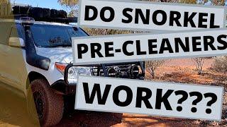 LANDCRUISER 200 | Do Snorkel Pre-Cleaners really work??? Offroad Snorkel Dust Filter