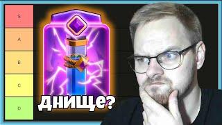  ТИР ЛИСТ ЗАКЛИНАНИЙ В КЛЕШ РОЯЛЬ! ЛУЧШИЕ И ХУДШИЕ / Clash Royale