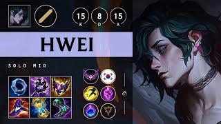 Hwei Mid vs Syndra: Triple Kill, Unstoppable - KR Master Patch 14.23