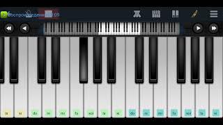 ,, Солнечный зайчик" гр.,, Шанхай" Perfect Piano на пианино одним пальцем