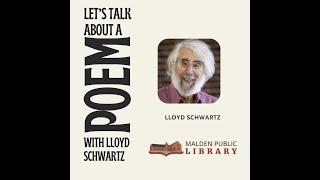 Let's talk about a Poem with Lloyd Schwartz : January 27, 2024  Milton & Wordsworth