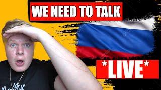 WHATS GOING ON ? Lets Talk RUSSIAN LIVE