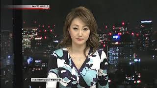 Aki Shibuya NHK World HD Newsroom Tokyo March 1st 2019