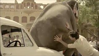 Peugeot 206 - Elephant Sits On Car - Advert Commercial