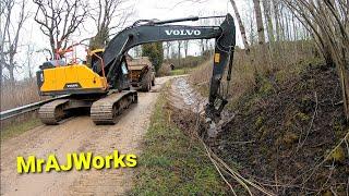 Cleaning Of The Old Ditch