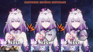 V1 UPDATE | Castorice Eidolon showcase | E0S0 & E2S1 & E6S1 VS MOC 3.2 - Honkai: Star Rail