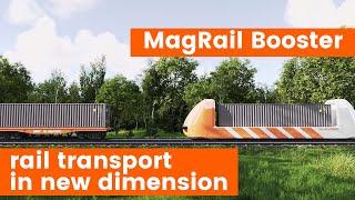 MagRail Booster | New solution for freight transport by Nevomo