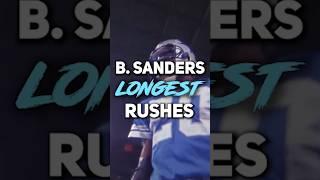 Barry Sanders’ 5 Longest Runs Ever!  #goat #barrysanders #nflthrowback