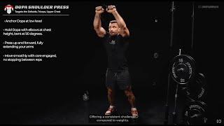 Dopa Shoulder Press | Develop Triceps & Upper Chest with Resistance Band