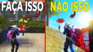 Como MELHORAR o RUSH no FREE FIRE MOBILE (nunca faça isso se quiser rushar bem)