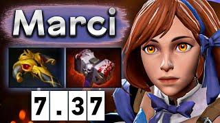 Саппорт Марси, вот это настоящая дота! - Cr1t Marci 7.37 DOTA 2