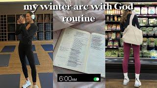 winter arc with God vlog | healthy habits to LOCK IN, be disciplined, and grow closer to God by 2025