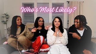 WHO MOST LIKELY TOO ft. Benet, Armani & Maj *GOT MESSY* | VLOGMAS DAY 9