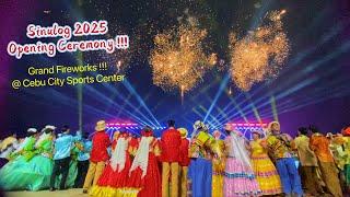 FIREWORKS @ SINULOG 2025 OPENING CEREMONY !!! Cebu City Sports Complex January 10, 2025