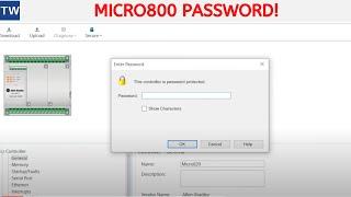 Clear the Password on a Micro820, Micro850, or any Micro800 PLC